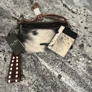 Myra crossbody bag and card holder wallet